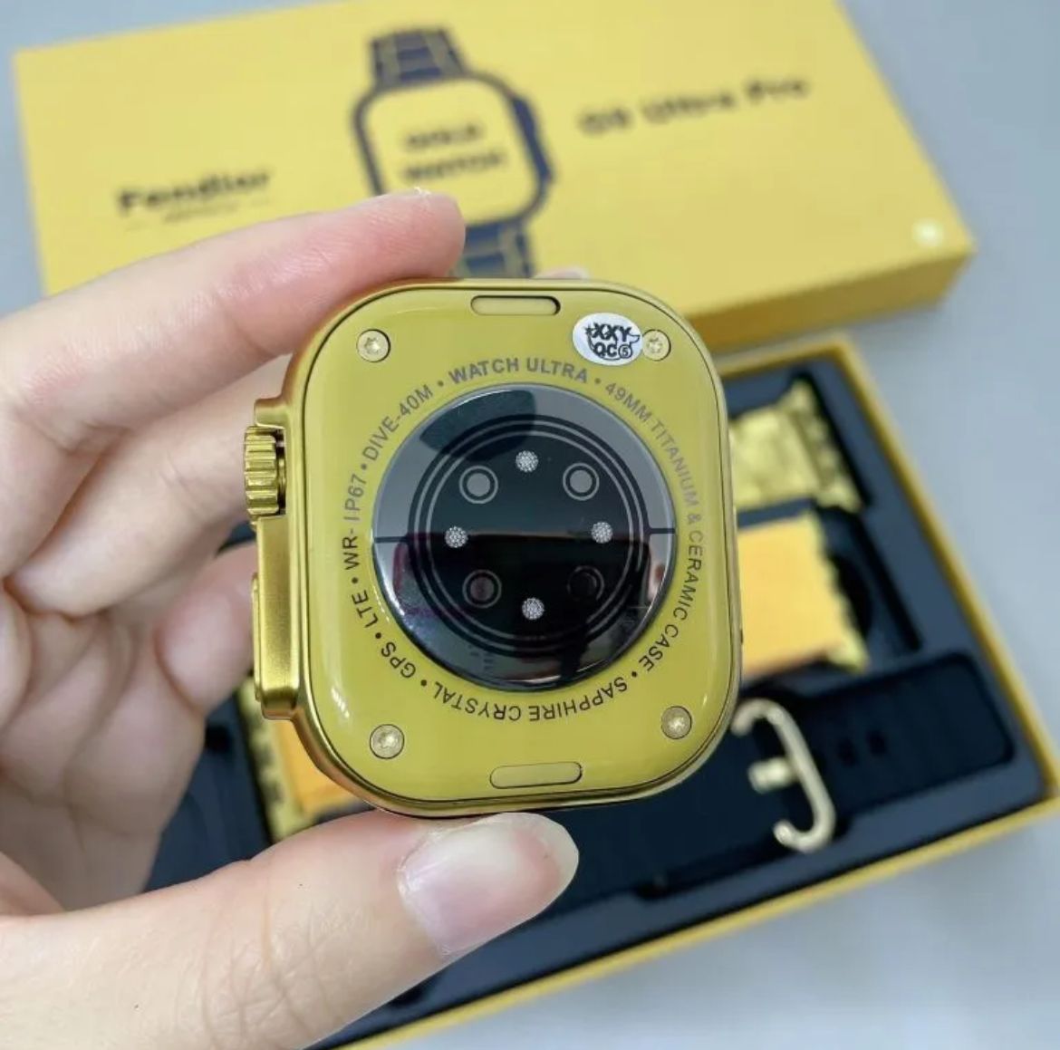 G9 Ultra Pro 2.03HD Screen Gold Smart Watch  A.B STORE