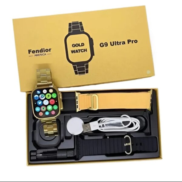 G9 Ultra Pro 2.03HD Screen Gold Smart Watch  A.B STORE