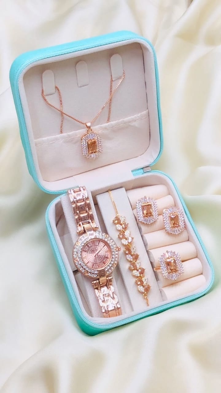 Luxury Women’s Watch & Jewelry Gift Set – Premium Elegant Collection