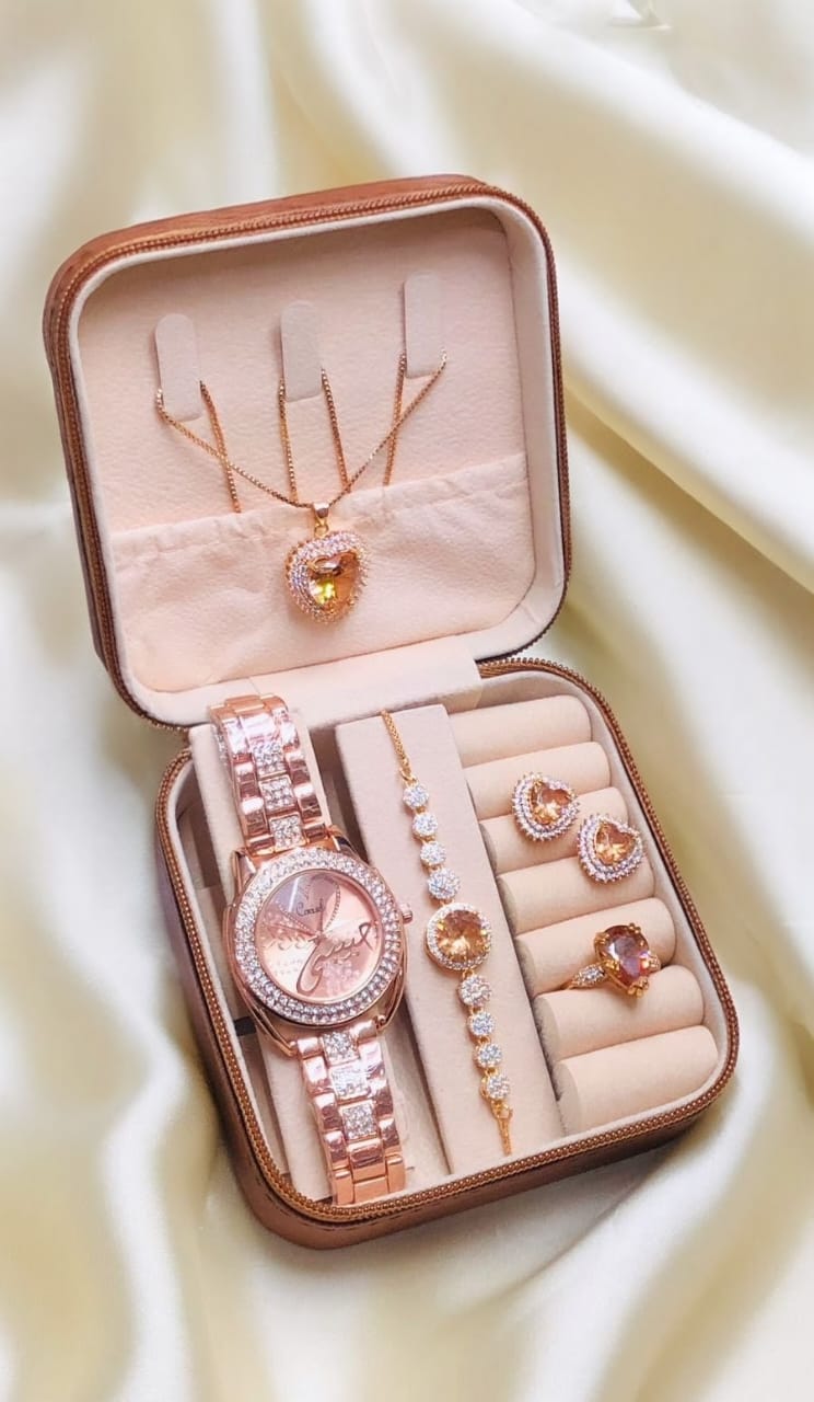 Luxury Women’s Watch & Jewelry Gift Set – Premium Elegant Collection