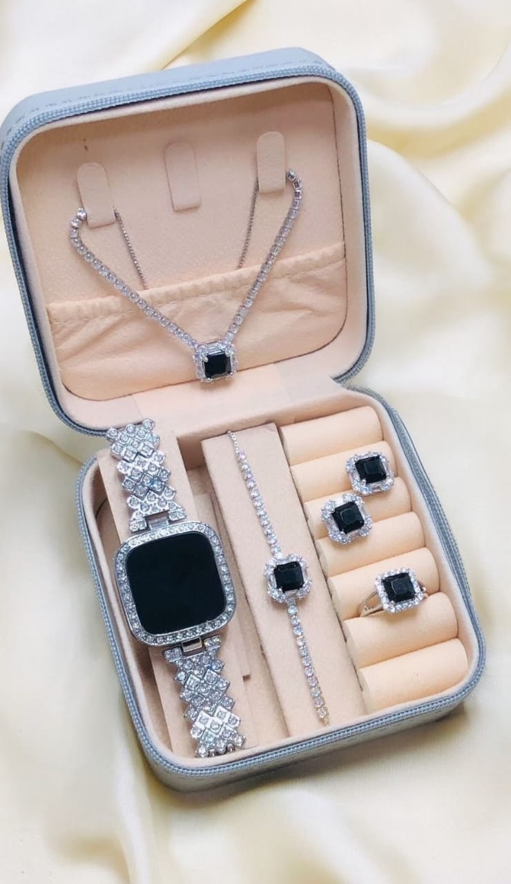 Luxury Ladies Watch & Jewellery Gift Set – Complete Elegant Collection