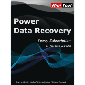 MiniTool Power Data Recovery Yearly Subscription (1 Year / 1 PC)